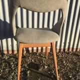 Set of 4 chairs Louis Paolozzi 1950