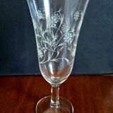 6 Luminarc Enghien champagne flutes from the 1950s/60s.