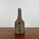 Brutalist vintage studio pottery vase carafe by Gerhard Liebenthron, 1970s.