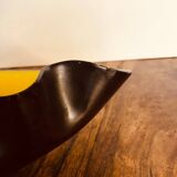 Elchinger yellow and black ceramic bowl. 1950s