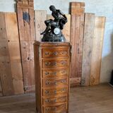 Louis XV style marquetry chest of drawers