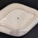 Old Choisy Le Roi earthenware gravy boat, Chinon decor