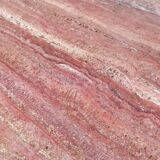 Travertine coffee table red design