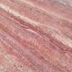 Travertine coffee table red design