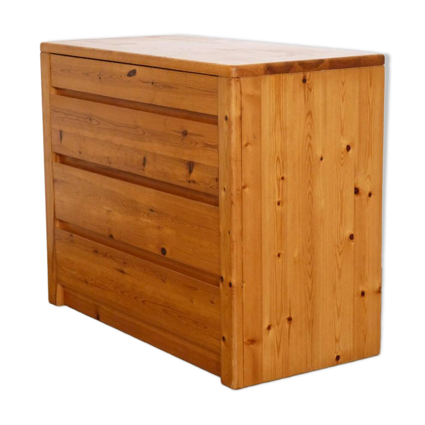 Commode minimaliste en pin masssif 1970