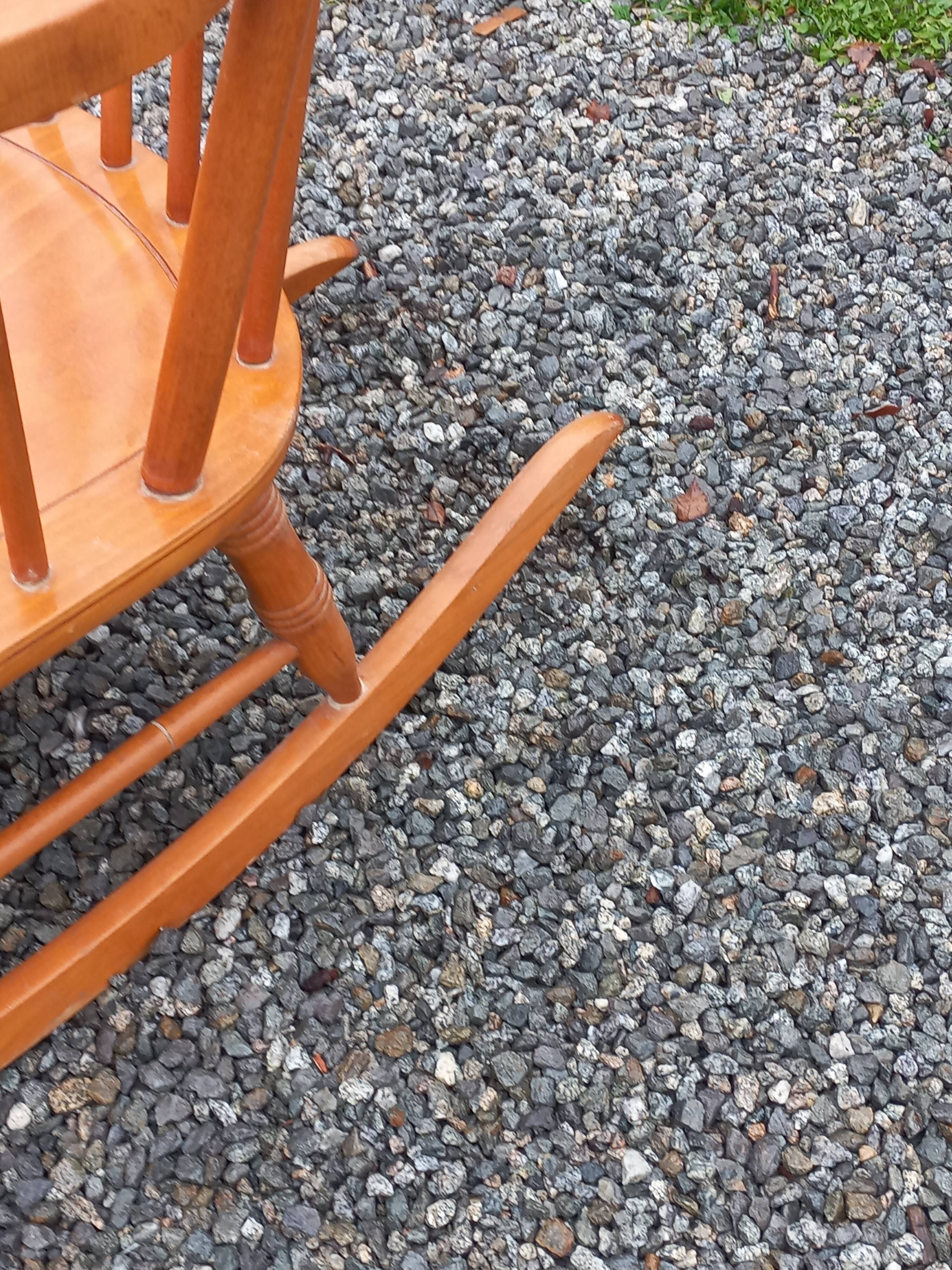 1970s Scandinavian style rocking chair