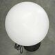 1960s Lidokov Space Age Brass and Opaline Glass Floor Lamp