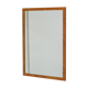 Miroir en "loupe" de bois. france, circa 1970