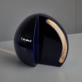 Perdomello 70 Blue Hemisphere Table Lamp, 1970s