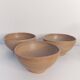 Lot de 3 petits bols en gres