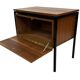 Meuble TV vintage petit format, placage teck, années 1960