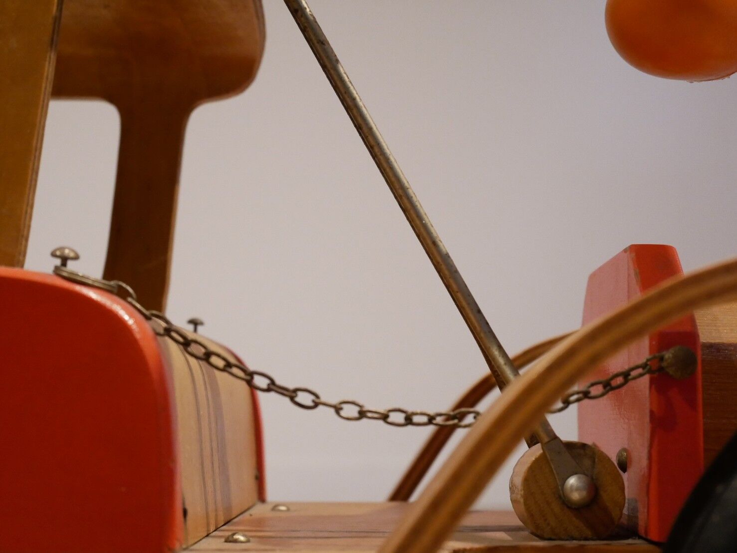 Dutch design plywood car toy for child 1950
