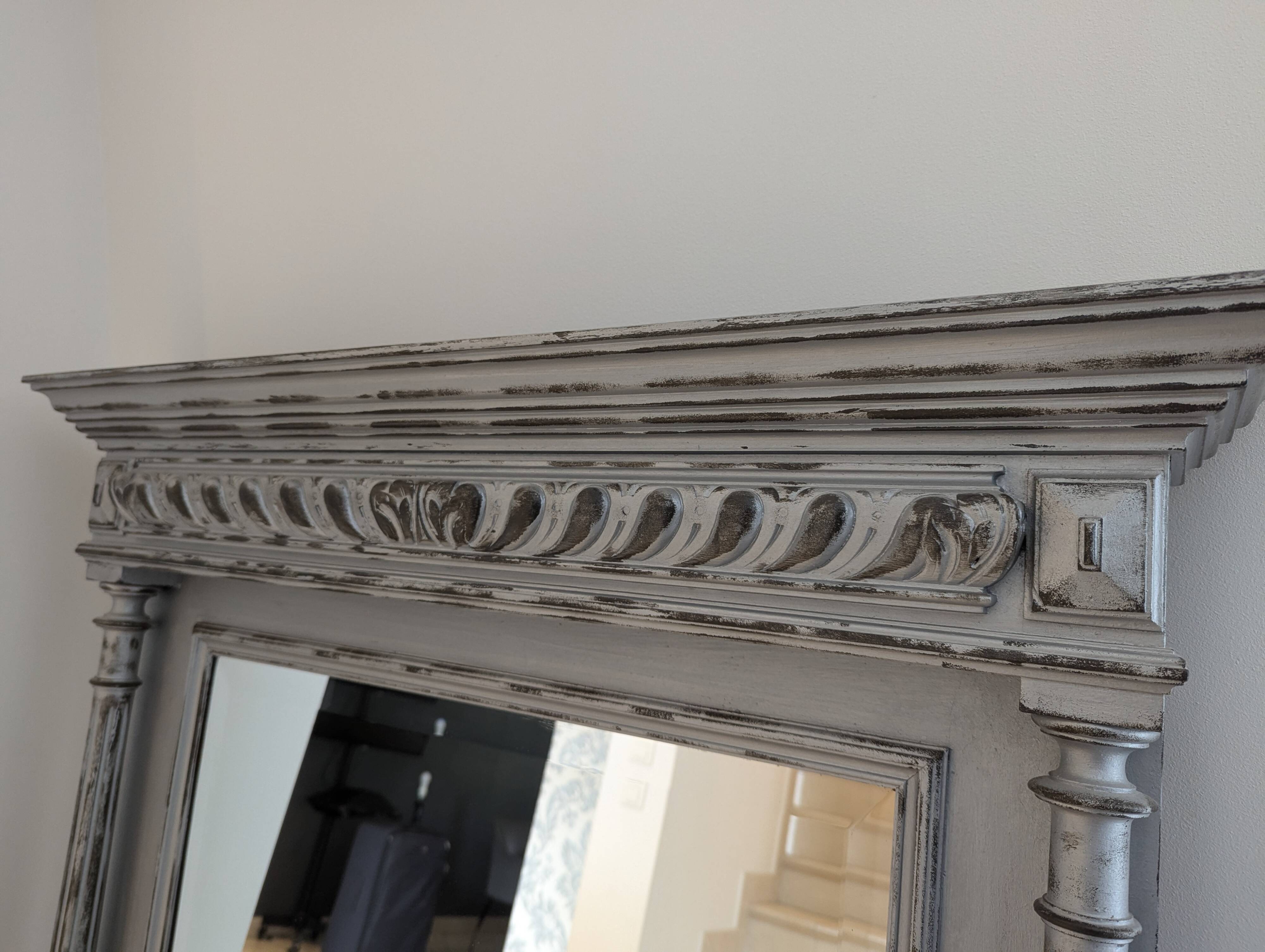 Renovated antique mirror