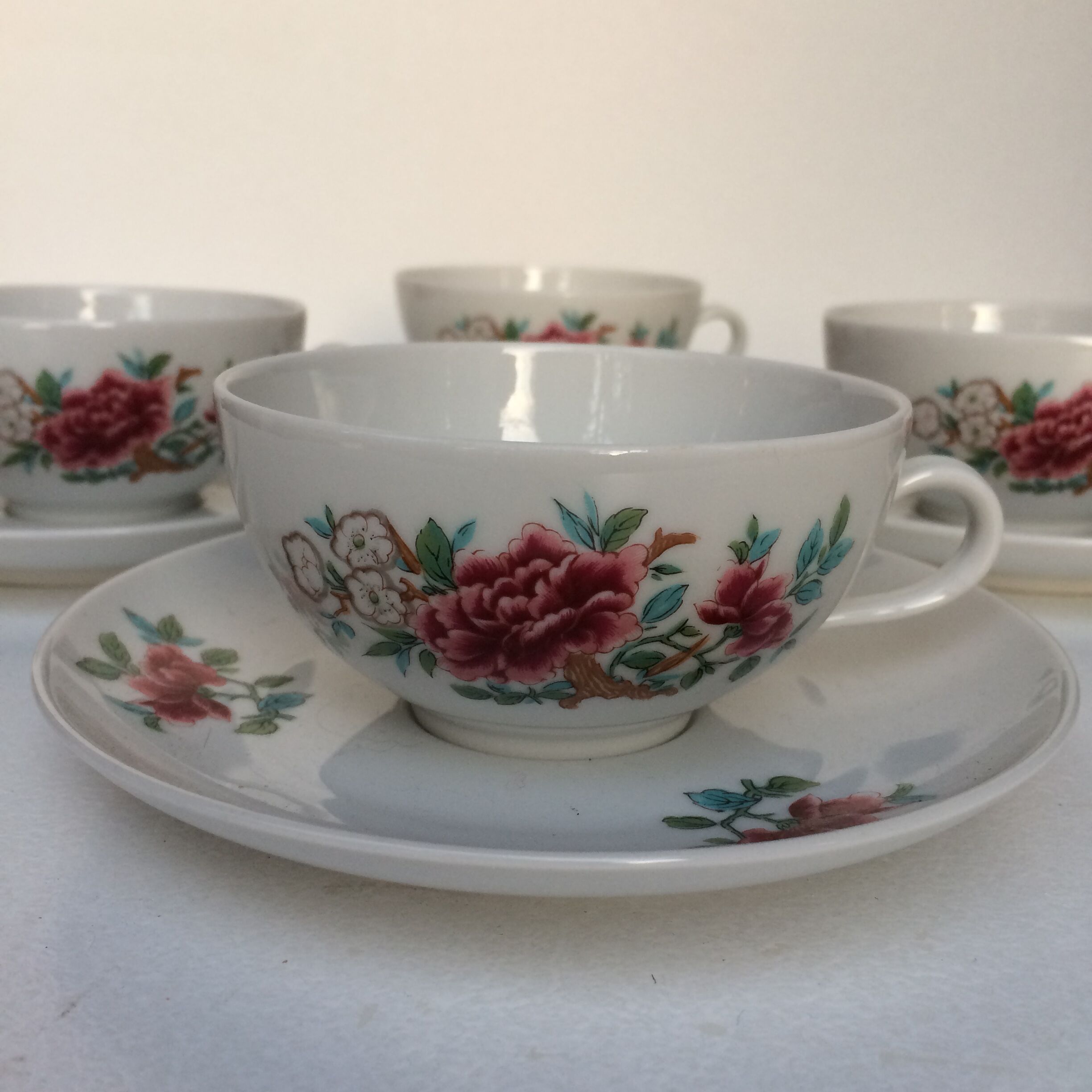 Porcelain tea cups