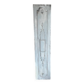 Old-fashioned patinated wooden pediment