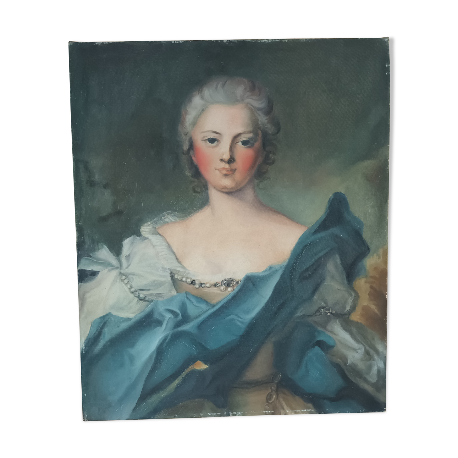 Portrait huile sur toile