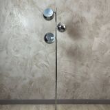 Vintage chrome metal floor lamp
