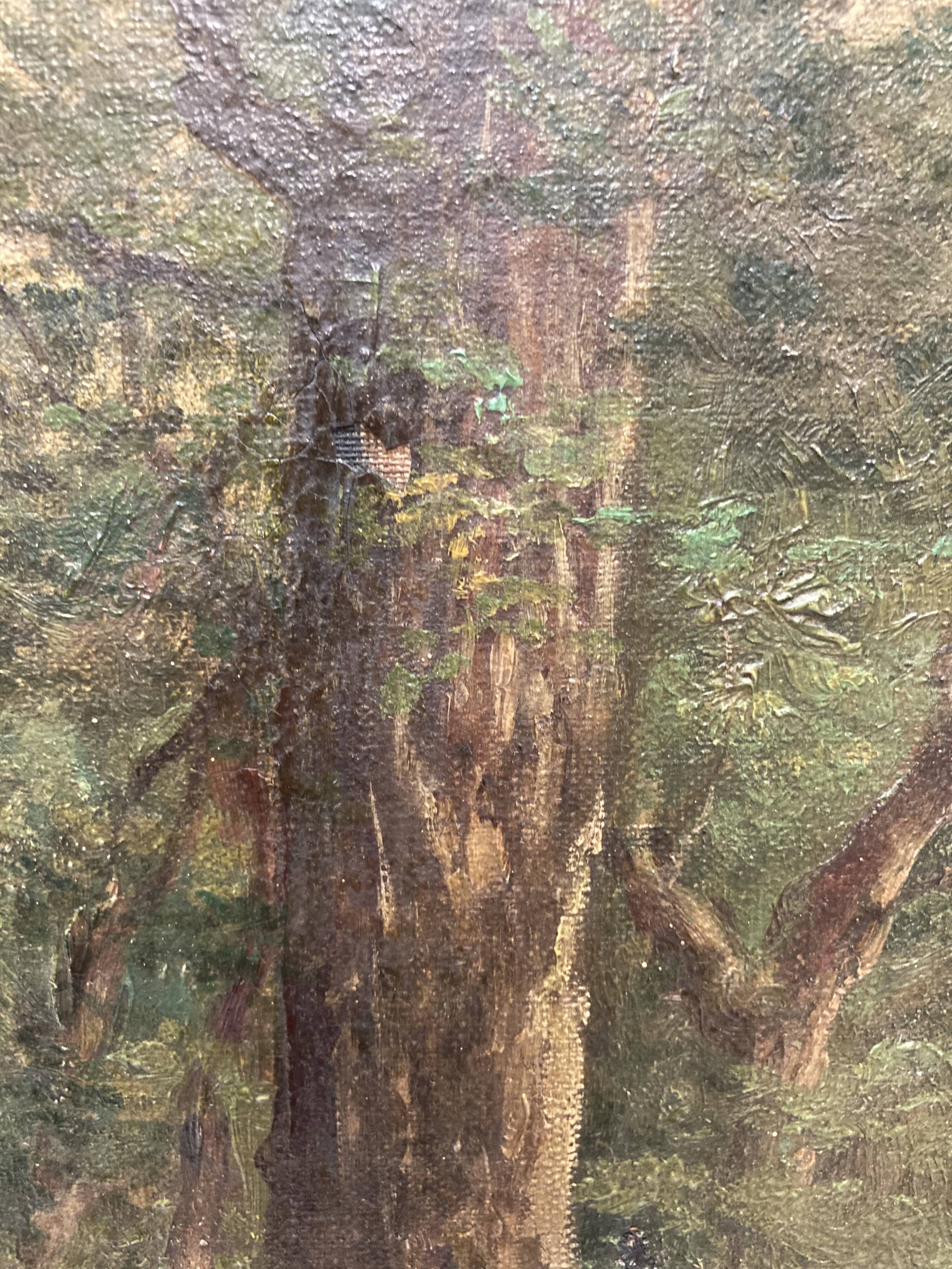 Oil painting on canvas