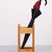 Pine Umbrella stand by Mobelfabrikken Toften Denmark 1960s .