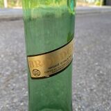 Lampadaire éléphant italien art déco en verre vert 142cm