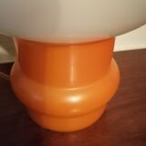Opaline orange bedside desk lamp