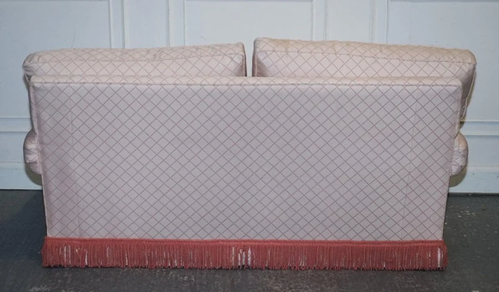 Two-Seater Sofa from Country House with Cushioned Pillows, England
