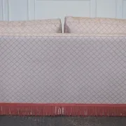 Two-Seater Sofa from Country House with Cushioned Pillows, England