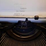 Underwood typewriter