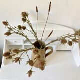 Pitcher sandstone vase signed