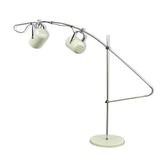 Vintage white Sorrento floorlamp by Copini & Posthuma for Gepo, Netherlands 1970s
