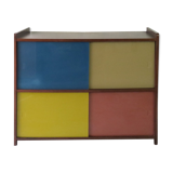 Vintage modernist library from the 60s