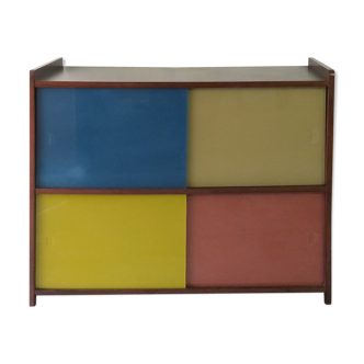 Vintage modernist library from the 60s