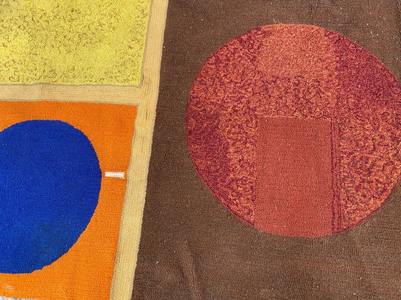 Tapis moderne polonais signé Tufté main 198x360 cm