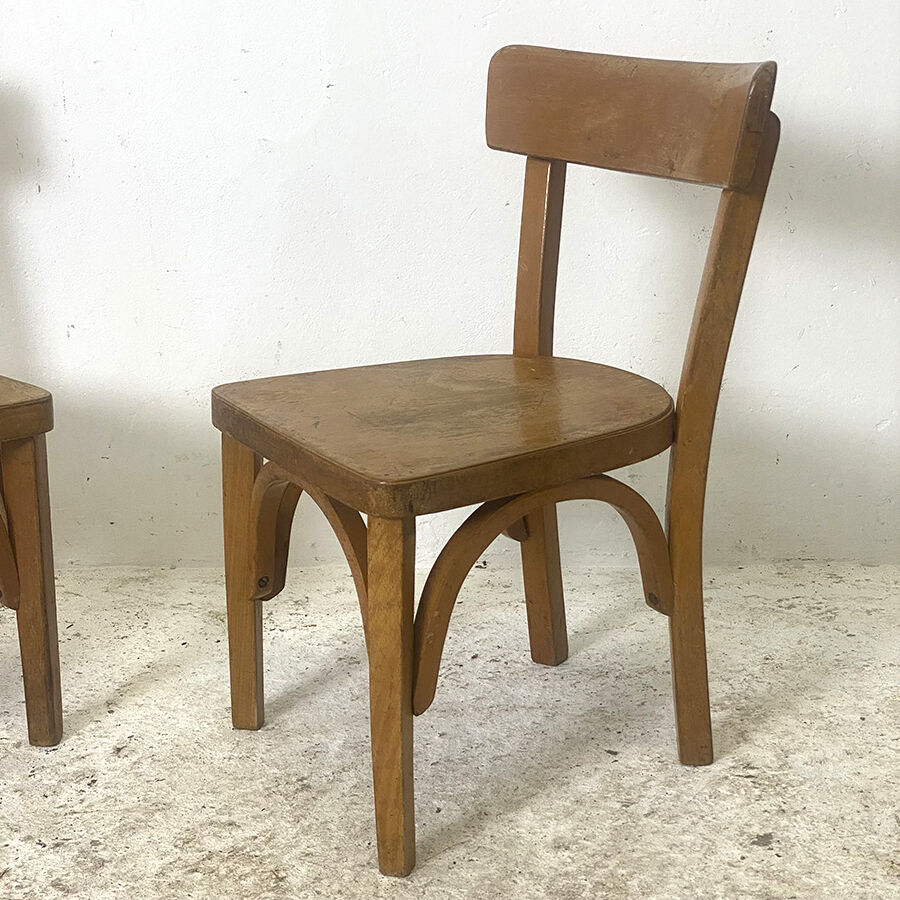 Paire de chaises d'enfant baumann 50's