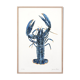 "Lucie" the blue lobster, art print 20/30cm