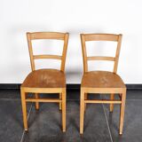 Pair of authentic fischel bistro chairs