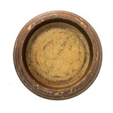 Golden leaf wooden base from the 19th century