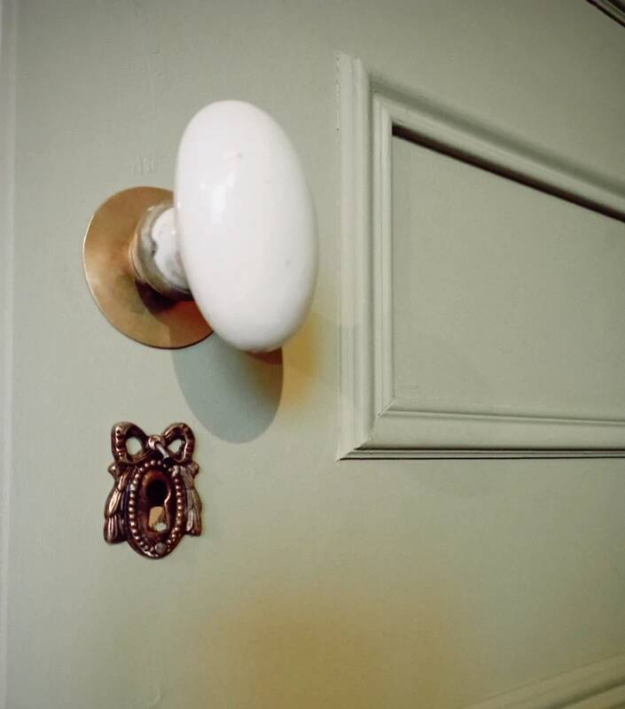 vintage porcelain handle