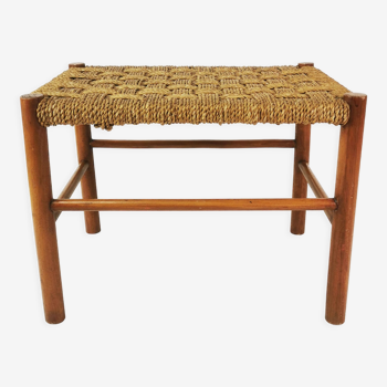 Woven stool, denmark, 1960s