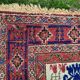 Semi-antique Afshari Persian carpet