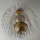 60s-70s crystal tassel cascade chandelier