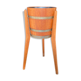 Scandinavian teak plant holder