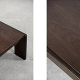 Modern teak coffee table bastiano by tobia & afra scarpa for gavina, 1960s