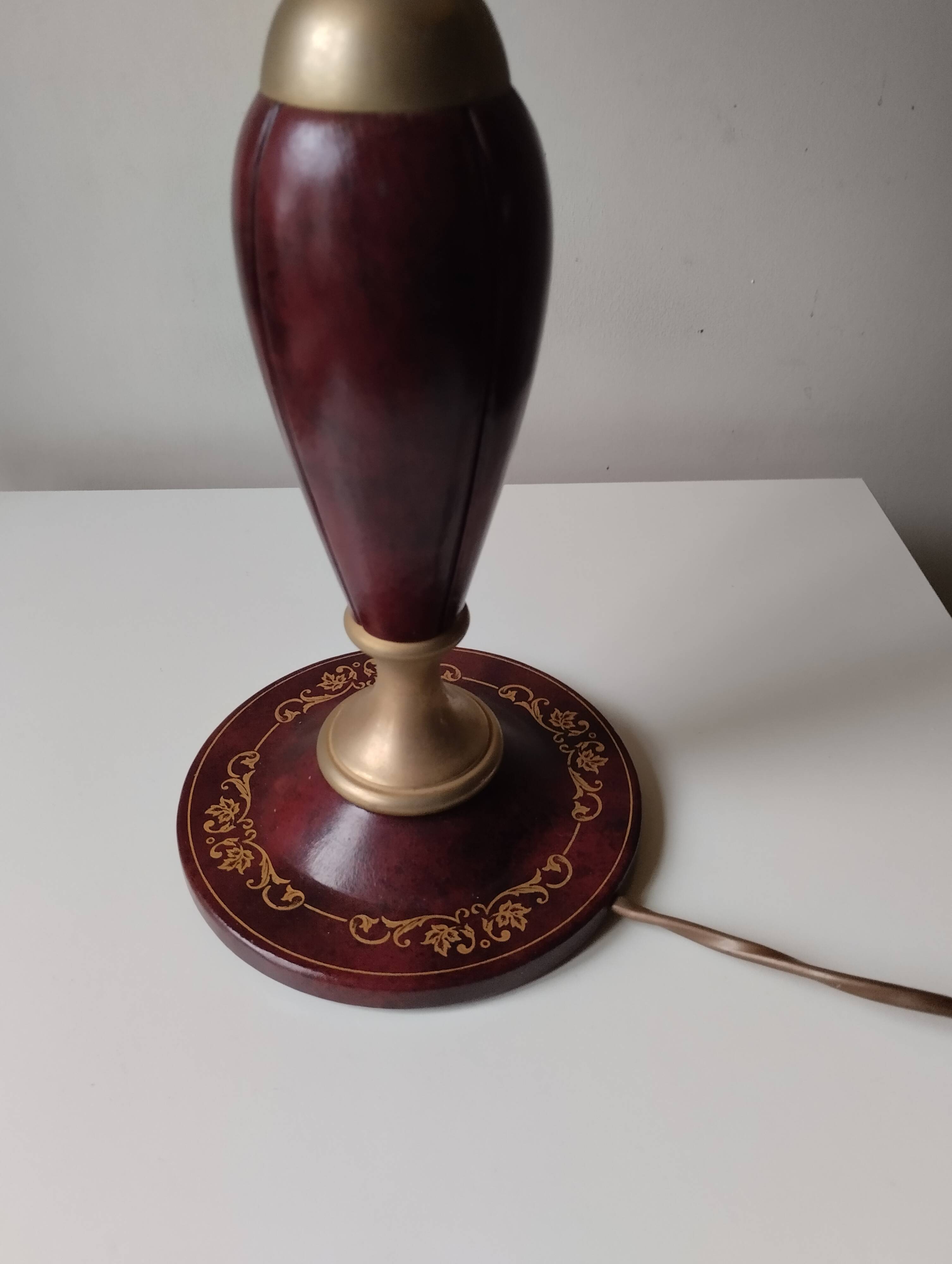 leather tanner lamp 1960