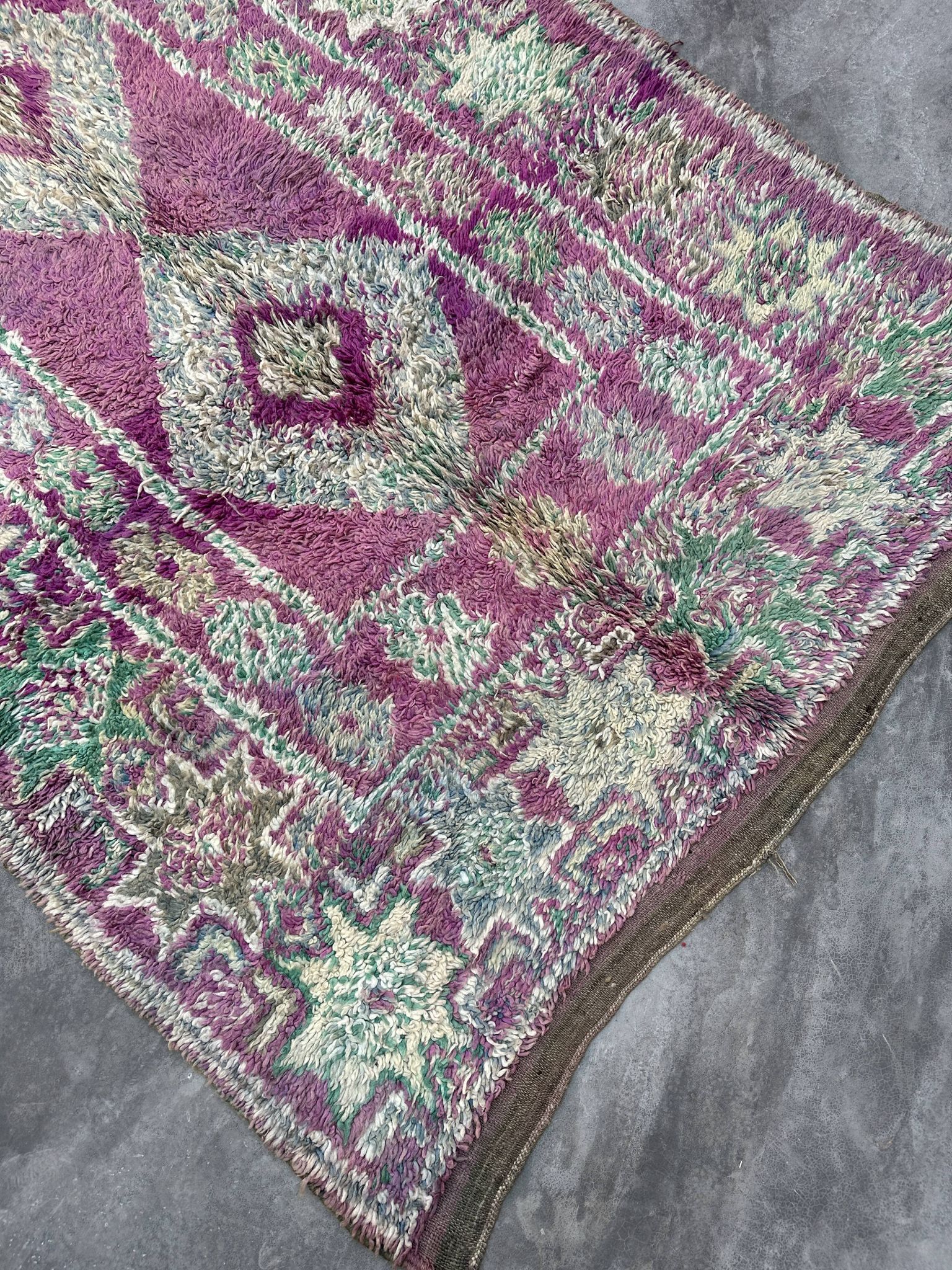 Moroccan Purple Carpet - 190 x 320 cm
