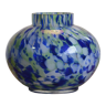 Vase boule bleu et vert