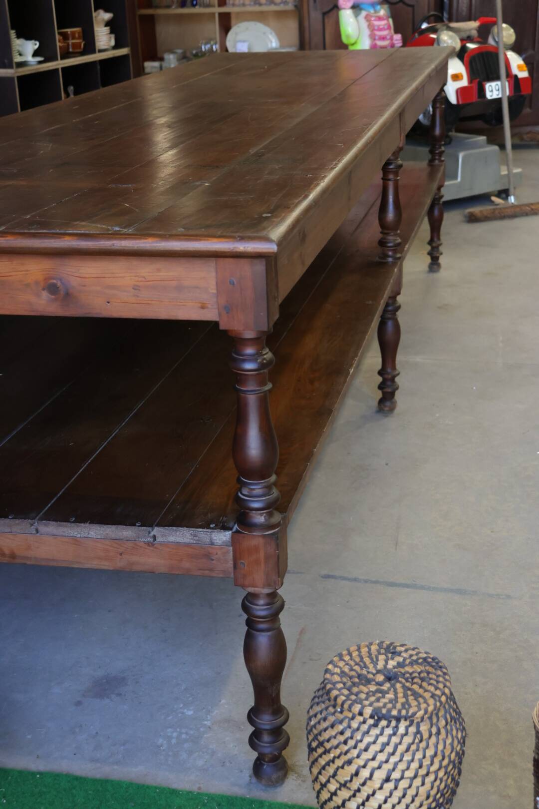 Oak draper's table