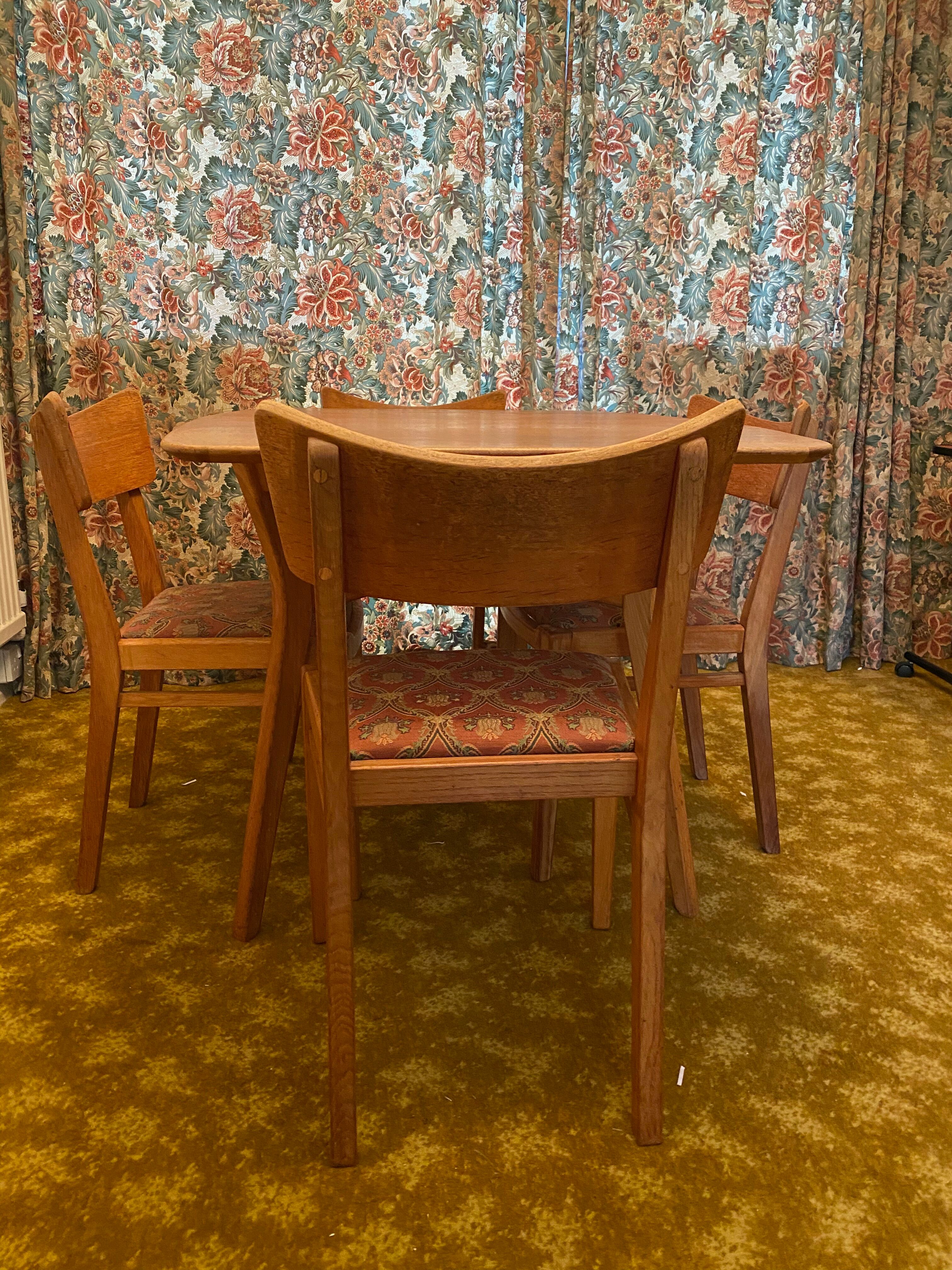 G-plan brandon dining set, 1950's e gomme drop leaf dining table & 4 chairs