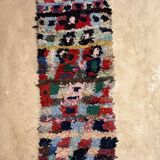 Tapis Berbère Boucherouite - 69 x 176 cm
