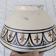 Large Ceramic Salad Bowl SAFI Morocco XXL 29cm Berber Pottery Zouak Tra
